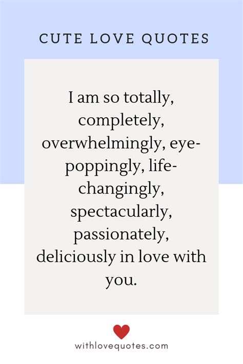 But she definitely will be pleased to receive cute some romantic love messages from you. 50 Love Quotes for Him that will Make His Heart Melt. Do ...