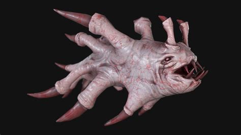 You should visit the original websites. Bone Monster 3D Model