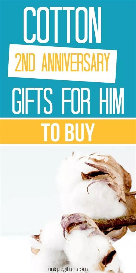 Find great deals on ebay for second anniversary gift cotton. Cotton 2nd Anniversary Gifts for Him - Unique Gifter | 2nd ...