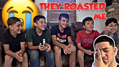 This is the fun part. I let my little brother and his friends roast me! 😪 *they ...