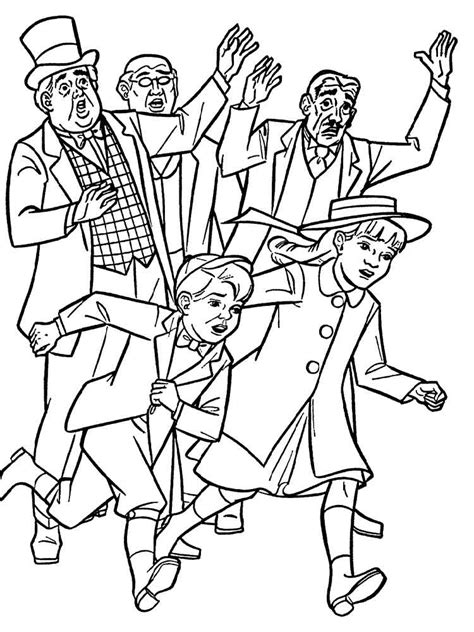 Mary poppins umbrella coloring page. Ausmalbilder Mary Poppins - Malvorlagen Kostenlos zum ...