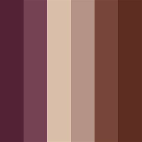 As colors go down in brightness, toward neutral gray or no color, they are said to be dulled or low intensity. Dull With Dark Peal Color Palette | Brown color palette ...