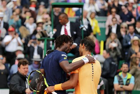 Er schied dort jedoch in der ersten runde in drei sätzen gegen den an position neun. Rafael Nadal beats Gael Monfils to win ninth Monte Carlo ...