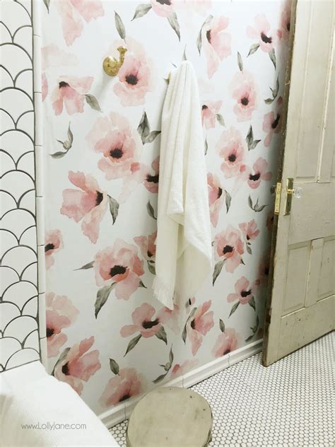 Now you can shop for it and enjoy a good deal on simply browse an extensive selection of the best peel stick wallpaper and filter by best match or price to find one that suits you! Floral wallpaper bathroom decor, love this poppy peel and ...