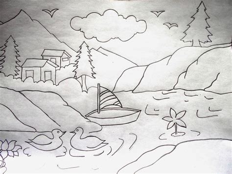 Pencil+Drawing+of+Natural+Scenery.jpg (1600×1200) | Nature ... Pencil sketch is an android application helps to create pencil drawings in an easy and perfect method.