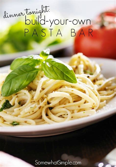 Thanks for the timeline… handy to know how far in advance to start cooking! Pasta Bar | Recipe | Pasta bar, Dinner, Pasta bar party