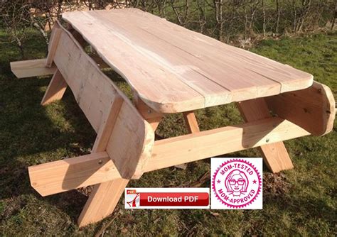 We have a variety of the types of tables we sell like aluminum, plastic, steel solid wood, glass or metal along with different color options and sizes. Flip Seat Picnic Table Plan/Picnic Table Plan/Folding Seat ...