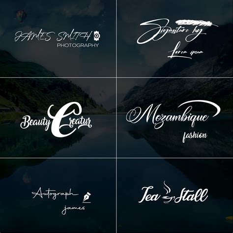 I will design amazing signature logo for you for $1 - SEOClerks
