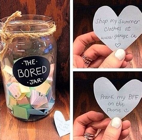 One table gets skirted to hide more supply storage. A DIY jar of fun stuff to do when bored!! | Diy room decor ...