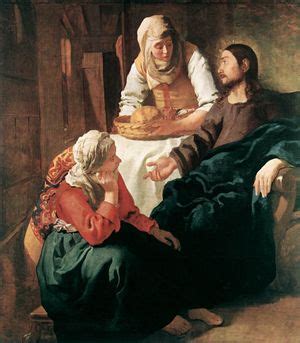 Le Christ chez Marthe et Marie de Johannes Vermeer