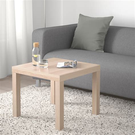 In order to keep my table small, i picked out a lack table that is about 18 inches square, but you can just as easily make a coffee table out of a large tabletop, which ikea sells by themselves so you. LACK Side table, white stained oak effect, 55x55 cm - IKEA