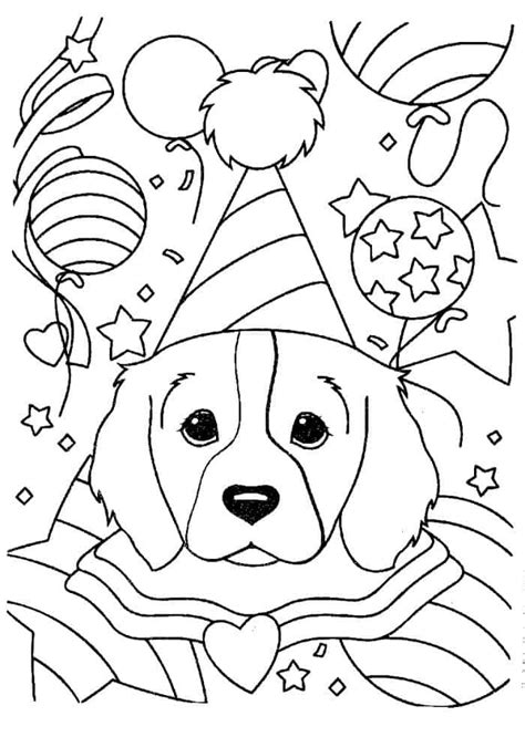If the 'download' 'print' buttons don't work, reload this page by f5 or command+r. Lisa Frank Dog Coloring Pages | Puppy coloring pages ...