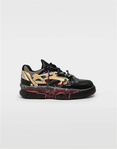 Check spelling or type a new query. Maison Margiela Fusion Leather & Mesh Sneakers in Black ...