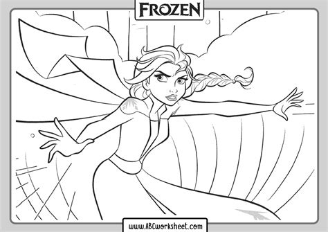 You better believe we're going to be printing out a bunch of copies to keep the cousins. Frozen 2 Printable Coloring Page - ABC Worksheet