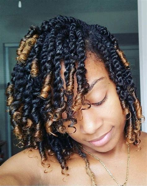 This hairstyle gives you the. 20 Beautiful Twisted Hairstyles with Natural Hair 2021 ...