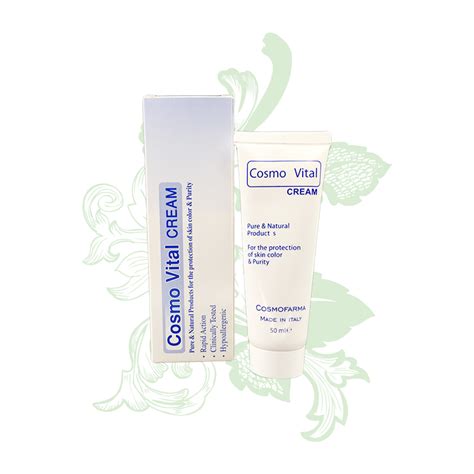 It melts immediately into the skin and is absorbed slowly. COSMO VITAL Cream - Cosmofarma - Made in Italy Cosmetics