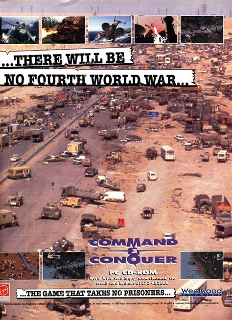 The sound effects of explosions and troops getting killed. Video Game Print Ads — 'Command & Conquer' DOS [UK ...
