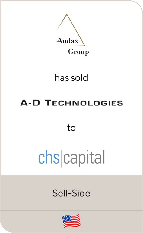 Check spelling or type a new query. Audax Group has sold A-D Technologies to CHS Capital ...