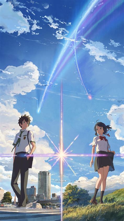 (your name.) mobile wallpaper with 25 favorites, or browse the gallery. Your Name. (2016) Phone Wallpaper | Ảnh tường cho điện ...