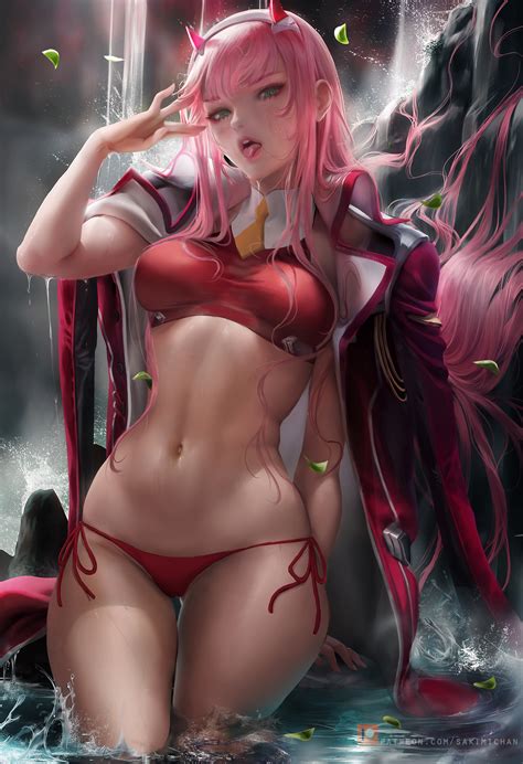 Download wallpaper 1920x1080 darling in the franxx, anime, hd, artist, artwork, digital art images, backgrounds, photos and pictures for desktop,pc,android,iphones. Hình nền : Darling in the FranXX, Bikini, Sừng, Sakimichan ...