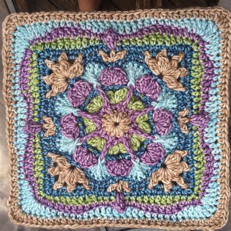 Check spelling or type a new query. English Garden Afghan Square 12 Original Crochet Pattern ...