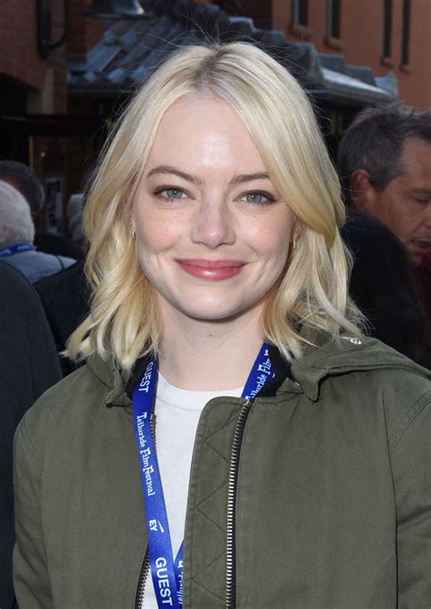 The recipient of several accolades, including an academy award, a british academy film award, and a golden globe award. Emma Stone - Telluride Film Festival in Colorado 09/02/2017