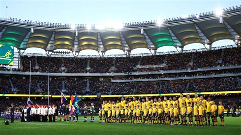 The wallabies scored three consolation tries in the final 12 minutes to bring the margin down to eight points. 2021 BLEDISLOE CUP HOSPITALITY - Optus Stadium, Perth