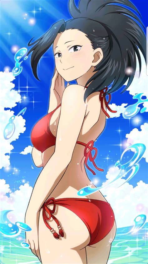 No way they have more powerful quirks than me, she replied. SS Momo : Animewallpaper