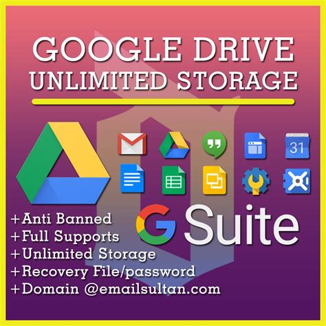 Gstoredrive gives you unlimited google drive storage with no monthly fee. Google Drive Unlimited Storage G-Suite Private Akun ...