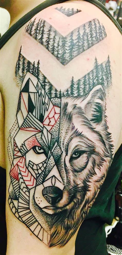 Go to www.wyldchyldstudios.com for more information. Geometric-Shift Wolf Tattoo by Ty'Esha Reels @ Wyld Chyld ...