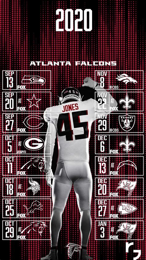 Resolution this wallpaper is 1080x1920 pixel and size 720.91 kb. 2020 Atlanta Falcons Schedule Wallpapers on Behance