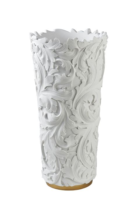 I created a 3d model of a morning glory vine, used golden textures, and made a screen shot of the model in front of a white background. 15.75" In Alba White/Gold Deco Vase - Walmart.com - Walmart.com