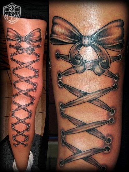 Tattoo sketches body art tattoos cupid tattoo arm band tattoo small tattoo designs picture tattoos chest tattoo words line art tattoos art bundle. Lace up My Leg Tattoo | Leg tattoos, Lace tattoo, Corset ...