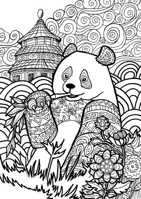 Search through 623,989 free printable colorings at getcolorings. Kleurplaat Voor Volwassenen Panda