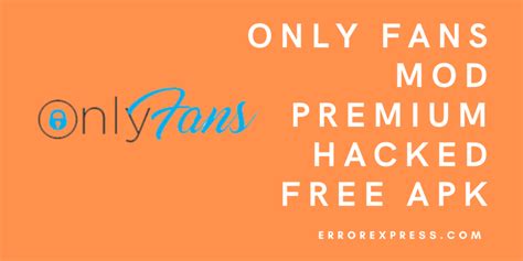 We are going to share about onlyfans mod apk through which you can enjoy watching your favorite pictures it allows content creators to receive funding directly from their fans on a monthly basis as well as this was the onlyfans mod apk installation guide. Only Fans MOD Premium Hacked Free APK-min - Error Express