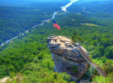 The peak is accessible via cable car from route 112, and from there a path south leads down jagged pass. Pin on Morehead Specials