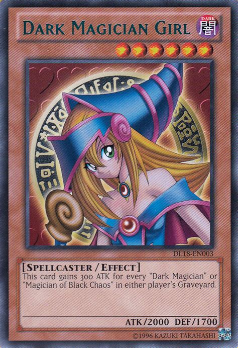 In the series, yugi held this card as his main weapon throughout the series, acting as a monumental card for all fans and players. Dark Magician Girl - Yu-Gi-Oh!