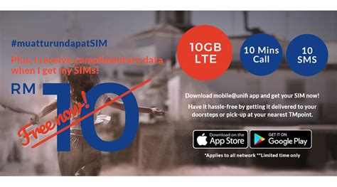 For customer service, call our customer service centre at 100. UniFi Mobile Free SIM with 10GB data extended till 30th ...