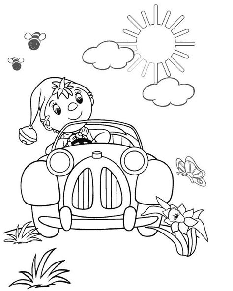 Coloriage dessin voiture oui oui jecoloriecom. Coloriage a imprimer oui oui dans sa voiture gratuit et ...