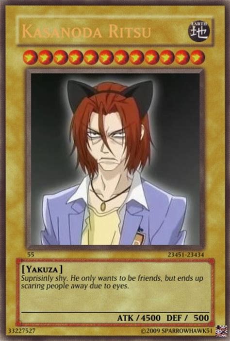 Share a gif and browse these related gif searches. ouran yu-gi-oh kasanoda by blondmadscot on DeviantArt