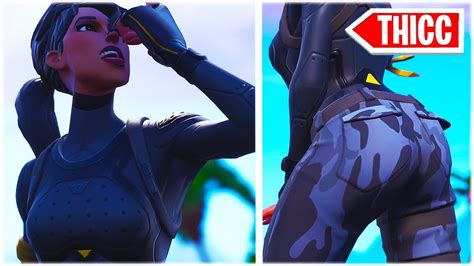 Fortnite has a lot of female skins and most of them are really hot. *NEW* NICE ASS SELECTABLE "ELITE AGENT" SKIN SHOWCASED WITH THICC DANCE EMOTES! FORTNITE SEASON ...