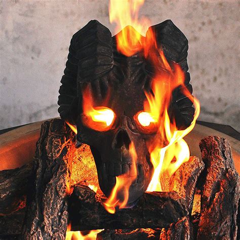 The demon skull charcoal are surely a great addition for any party or room!!! Demon Fire Pit Skull