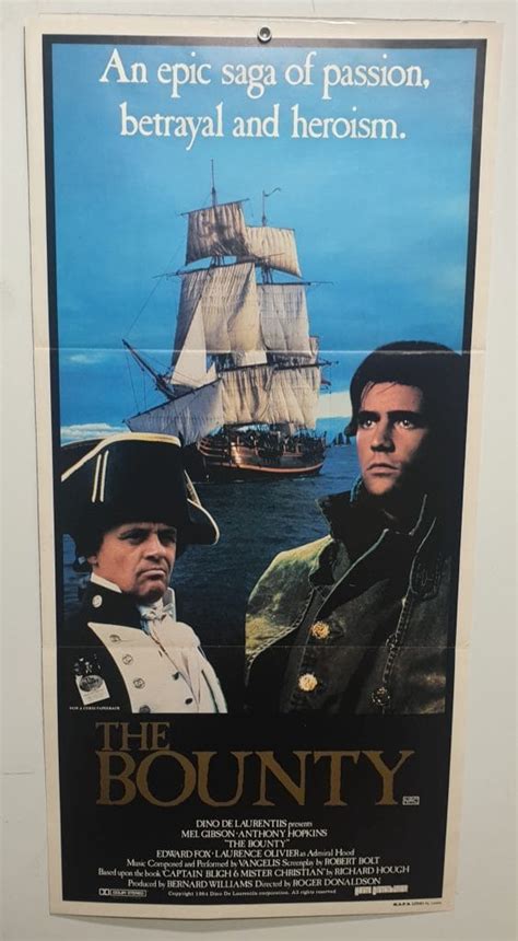 The georgia product can dunk with the. ORIGINAL DAYBILL MOVIE POSTER- THE BOUNTY MEL GIBSON ...