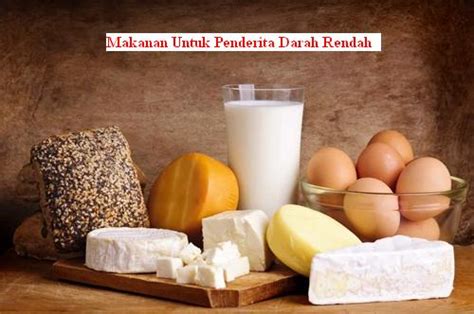 Pantangan Makanan Bagi Penderita Darah Rendah