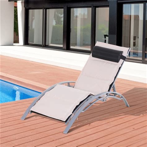 Lete cest aussi fait pour jardiner cuisiner et relaxer dans le confort de votre cour et de votre balcon. OutSunny Deck Chair Black Stackable Metal Stationary ...