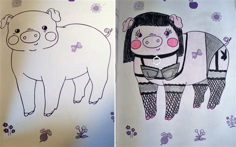 And in the night we'll wish this never ends, we'll wish this never ends. sexy piggy : coloringcorruptions