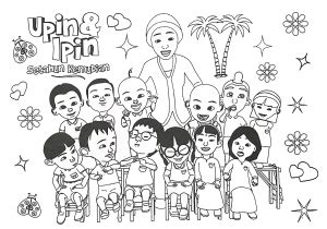 🌟official upin & ipin tik tok account🌟. Sketsa Mewarnai Gambar Upin Ipin - Download Kumpulan Gambar