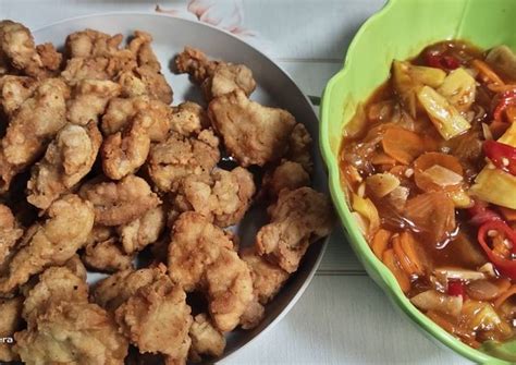 Nah, itulah resep koloke ayam dengan sambal asam manis yang gurih dan juga renyah. Resep Praktis Ayam krispy saus asam manis Tanpa Tanding ...