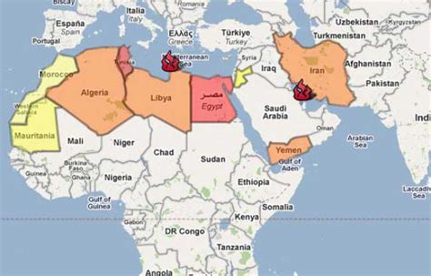 Cliquer ville sur la carte pour afficher/cacher. Tunisie - Carte du monde » Vacances - Arts- Guides Voyages