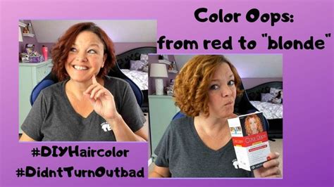 If so, how much damage will it cause? Color Oops from Red to Blonde Do It Yourself Hair Dye ...
